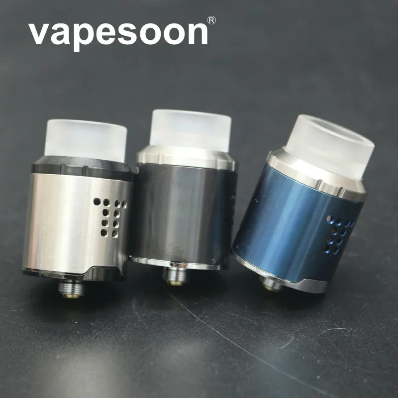 Vapesoon Drop RDA BF squonk 510 pin 24 мм бак для электронной сигареты большой пост-отверстия ступенчатый воздушный поток дизайн подходит 510 коробка мод