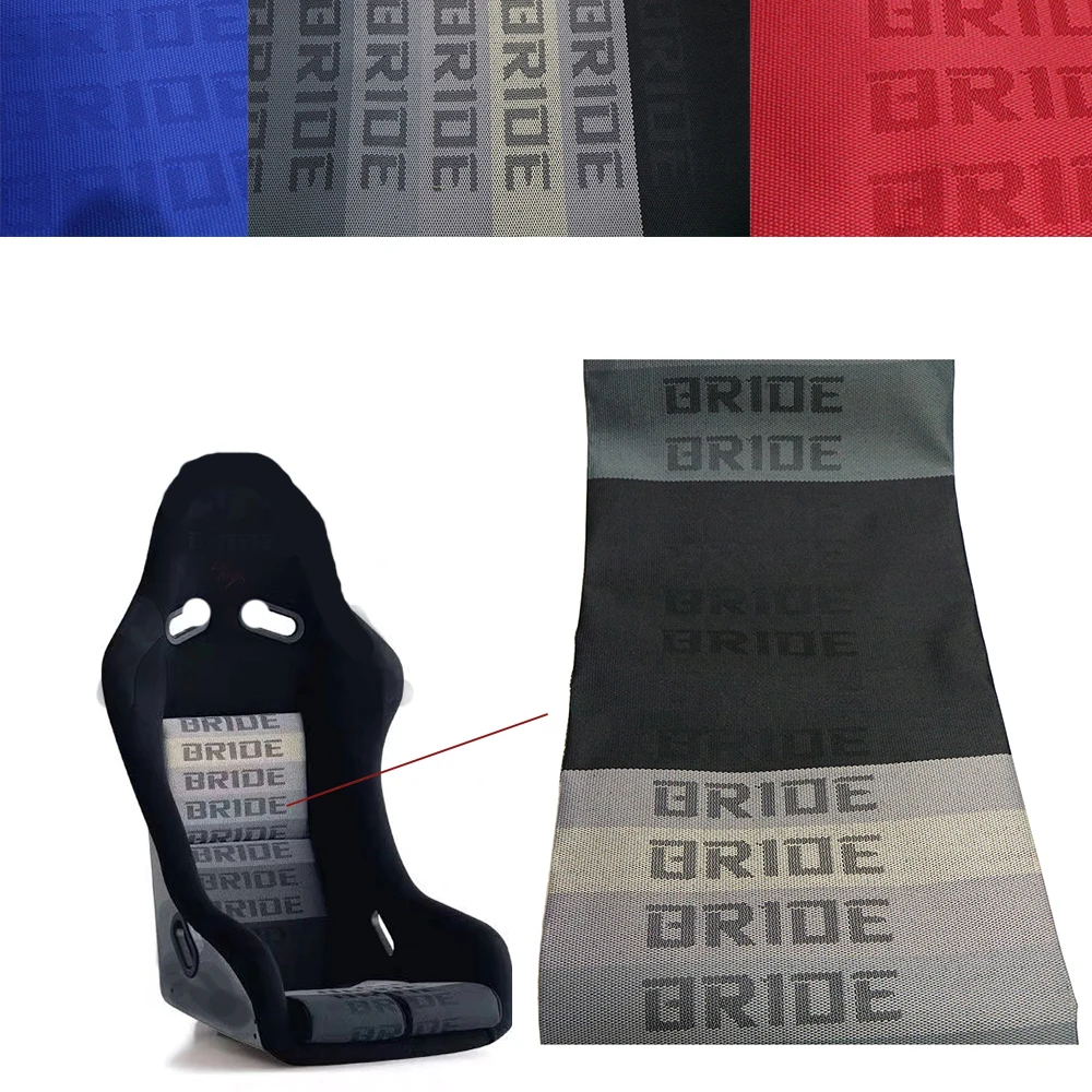 New Material 100CM x160CM for JDM BRIDE Racing Car Seats Fabric Decoration Universal car accessories | Автомобили и мотоциклы