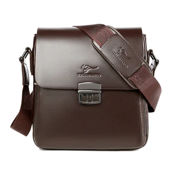 

Quality Leather Male Casual Designer Shoulder Messenger Bags Fashion Vintage Crossbody Bag for Man 2020 Mochila Handbags Bolsos