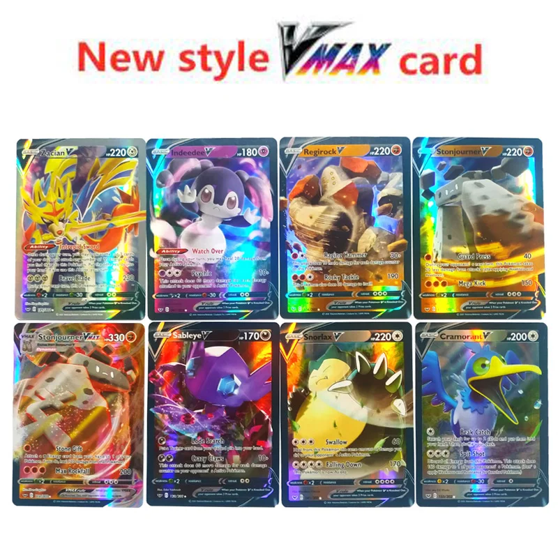 Pokemones card GX tag team EX Mega Vmax shinny Game Battle Carte Trading Children Toy No repeat | Игрушки и хобби
