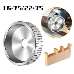 Disque rotatif en carbure de tungstène pour meuleuse d'angle, outil de ponçage d'angle rond en bois, alésage de 16mm ou 22mm 