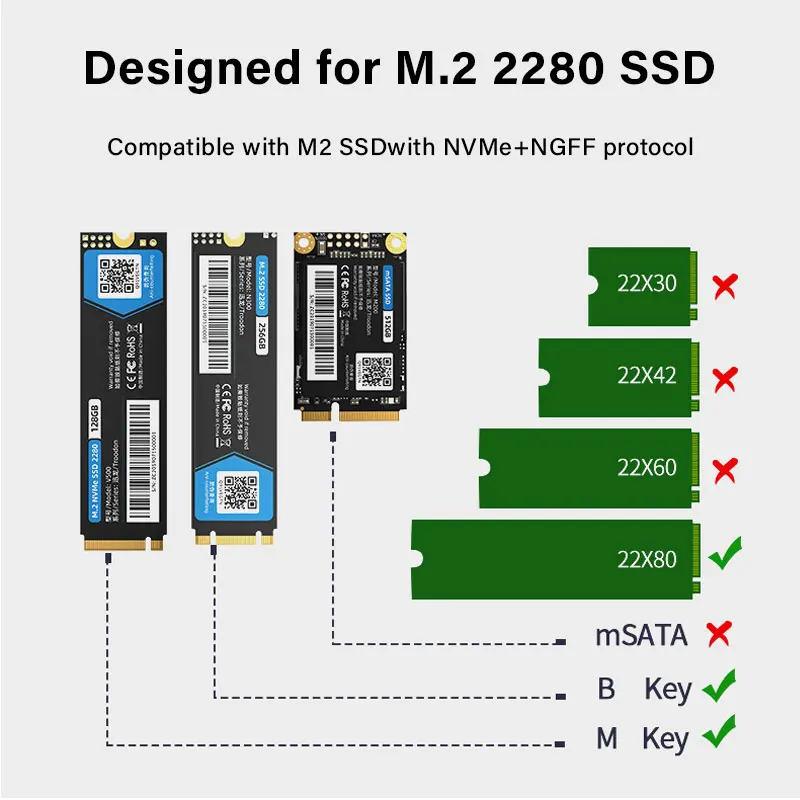 ZoeRax M.2 ヒートシンク NVMe 2280 PS5 SSD ヒートシンク