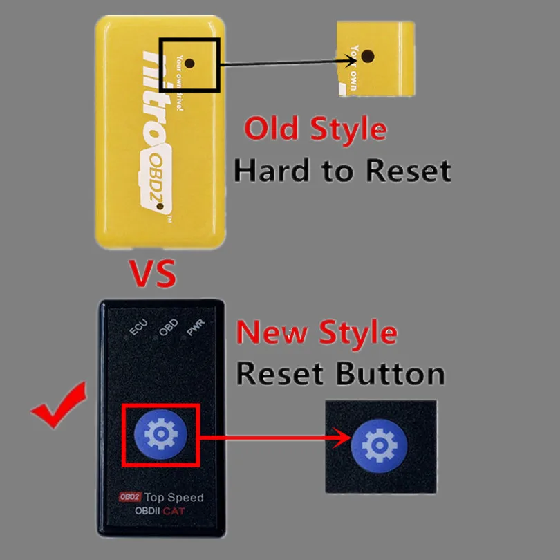 15% экономия топлива OBDIICAT HK01 Super OBD2 чип тюнинга с переключателем сброса для