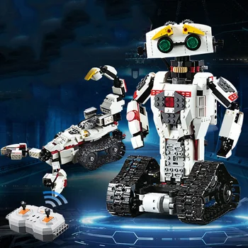 

710/606 pcs RC Robot Building Blocks 2in1 Transform Lithium battery Motor Compatible Major Brands Xmas Toys Gift For Children
