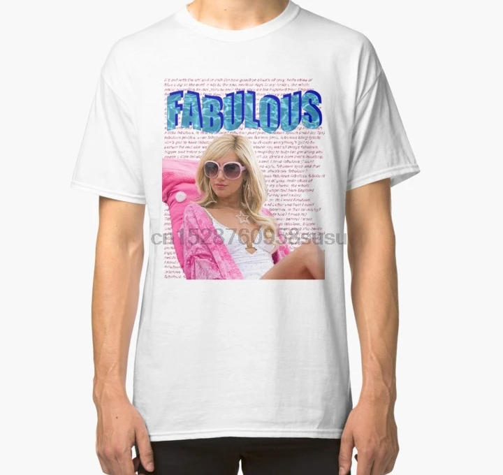 Men tshirt High School Musical Sharpay Fabulous T Shirt Classic Printed T-Shirt tees top |