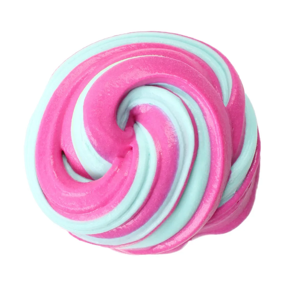 Beautiful two-Color Cloud Slime Modeling Clay Educational Kids Interactive Toy Putty Scented stress reliever Kids Clay Toy #A