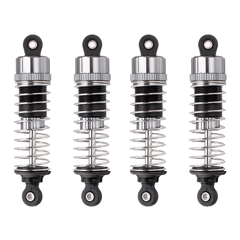 

4PCS Upgraded Aluminum Capped Oil Filled Shock Absorber Damper for HBX 16889 1/16 RC Car Parts M16100A