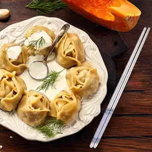 Китайские стильные длинные белые палочки для еды с рисунком лозы из нержавеющей стали, палочки для еды, Высококачественная столовая посуда, праздничный подарок, настольный декор