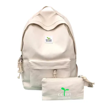 

Mochila feminina 2020 Fashion Women's Solid Color Canvas Mother Bag Shoulder Bag Messenger Bag mochilas para mujer