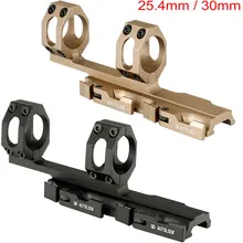 Рок-твердый Охотничий Тактический прицел 25,4 мм 30 мм Вивер Пикатинни кольца QR Расширенный консольный QD опоры крепления с автоматическим замком
