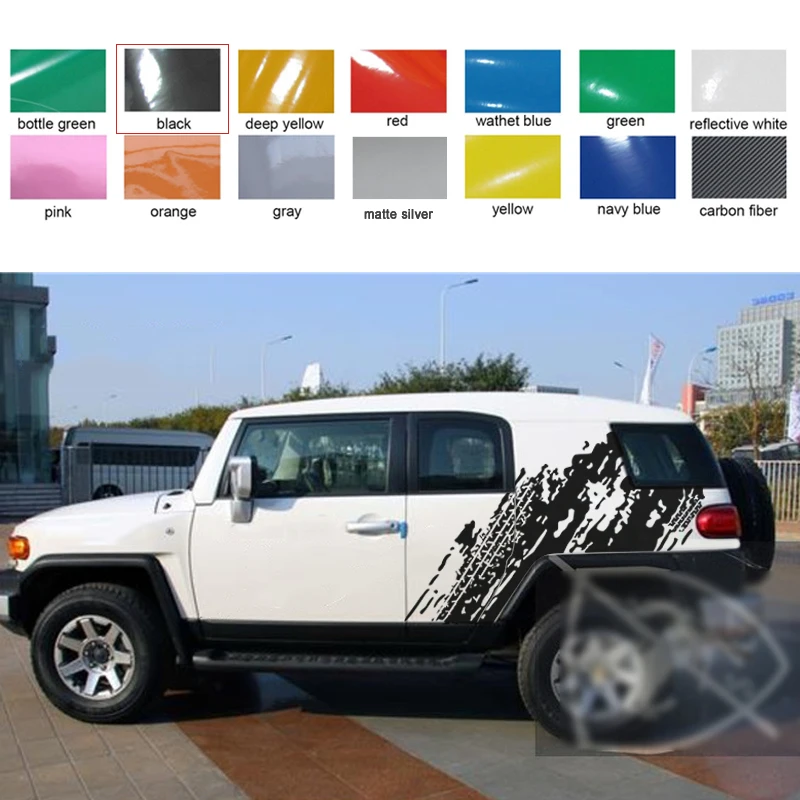 Наклейки для Toyota FJ CRUISER виниловые наклейки на заднюю панель багажника|car door|car