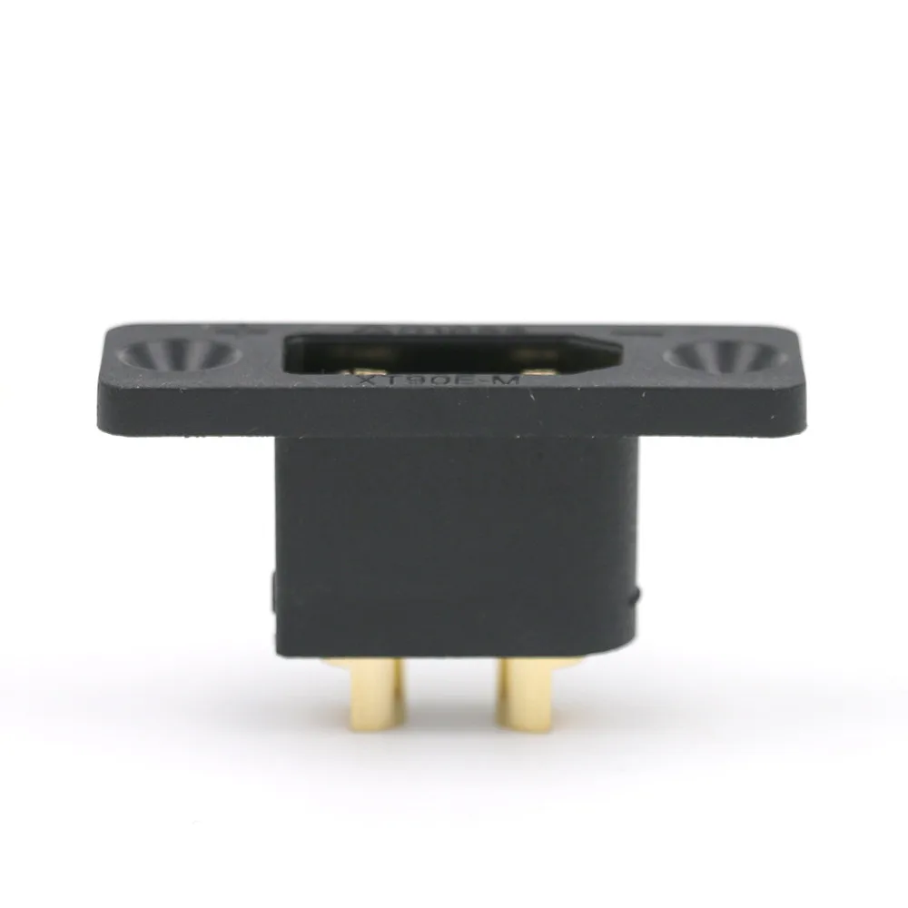 AMASS Plug accessories new product XT90E with nut can be fixed black gold-plated connector can be mated with XT90