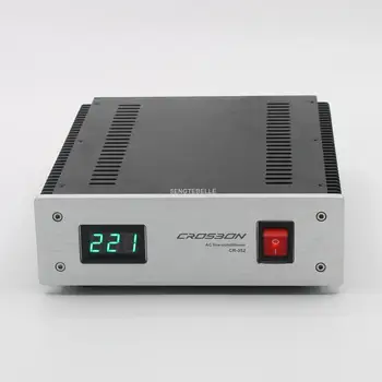 

Finished HIFI European Audio Power Supply Filter Purifierr Socket 4000W Home EU Power Conditioner Noise Adapter with display