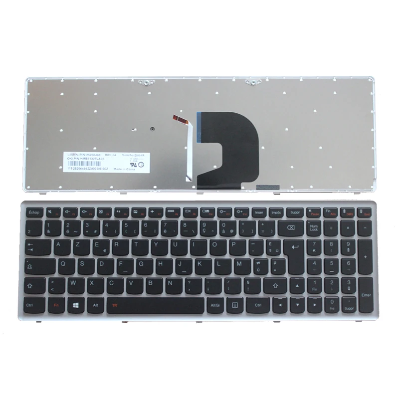 New French Laptop Keyboard For Lenovo Ideapad Z500 Z500a Z500 Z500g P500 Backlit Fr Keyboard With Frame Laptop Keyboard Keyboard For Laptopkeyboard Lenovo Z500 Aliexpress
