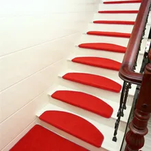 15 шт. коврики для лестниц Комплект сопротивление скольжению мягкий ступень лестницы анти-скольжения этапная пластина ковер 65X24 см; подходят для 25 см Ширина лестницы