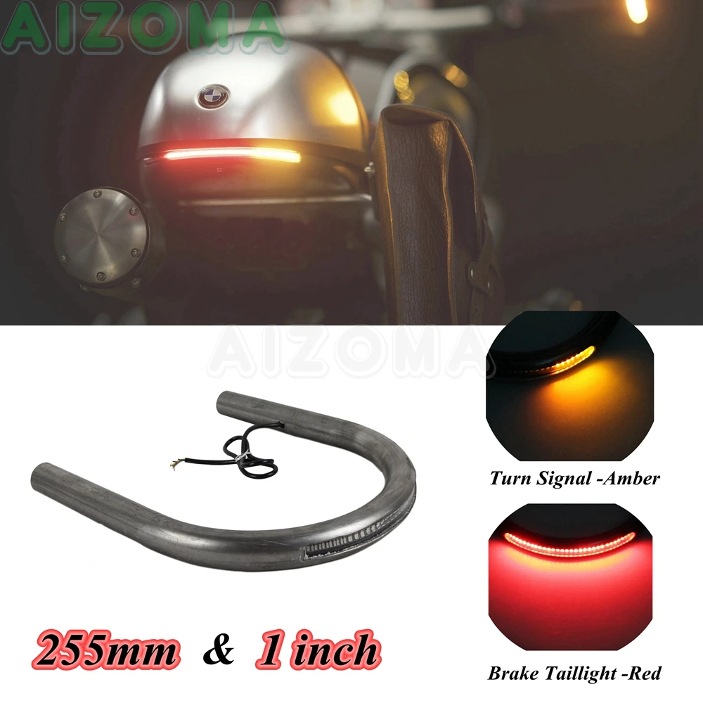 Держатель для заднего сиденья Cafe Racer с креплением стильная петля со светодиодной