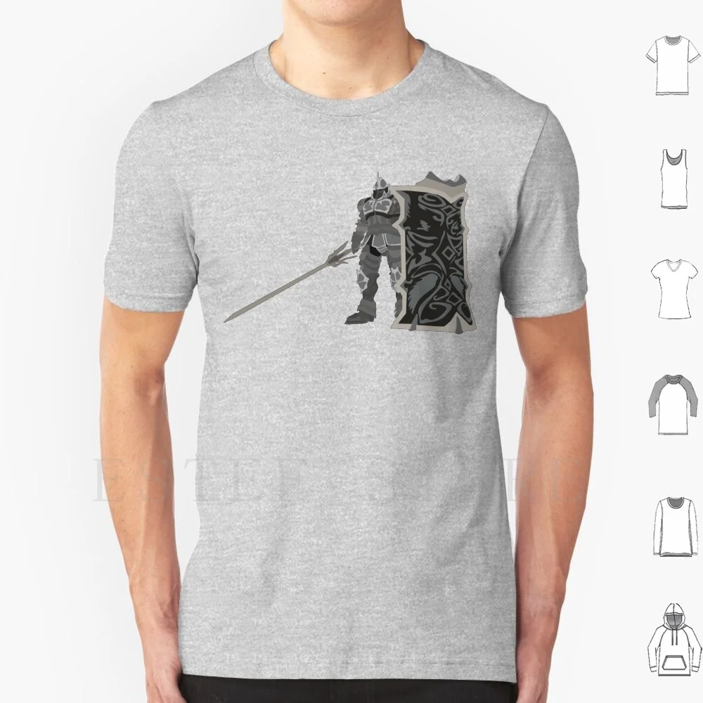 Demon'S Souls-Tower Knight T Shirt Print Cotton Demons Souls Demon Souls Tower Knight Knight
