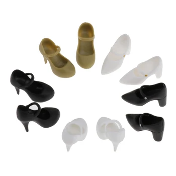 

MagiDeal BJD Doll Plastic Jelly Shoes for 1/6 Dolls Princess Dolls Dress-up