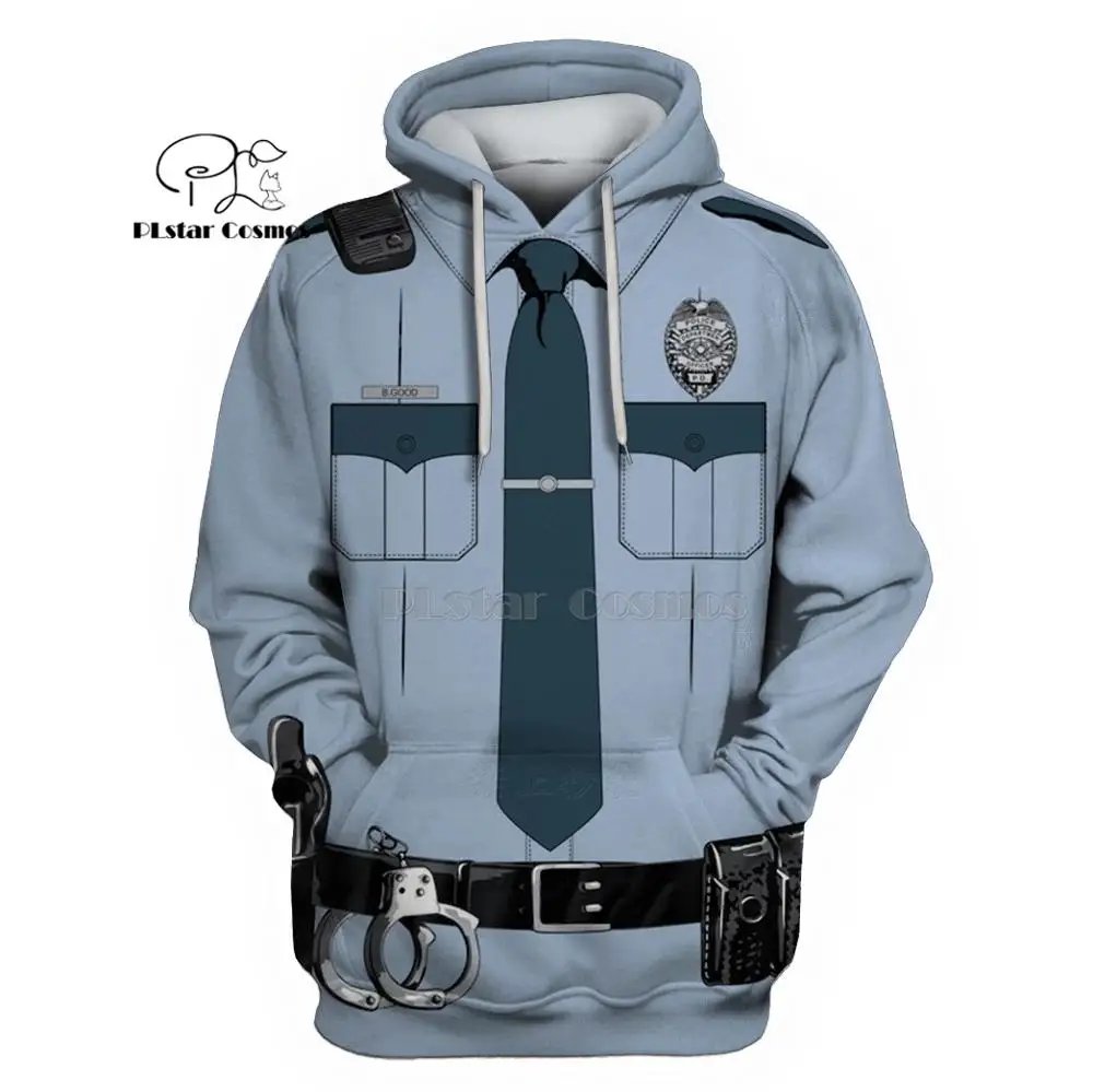 

PLstar Cosmos Uniform Of Police suits 3d hoodies/shirt/Sweatshirt Winter autumn funny Christmas Halloween cosplay streetwear