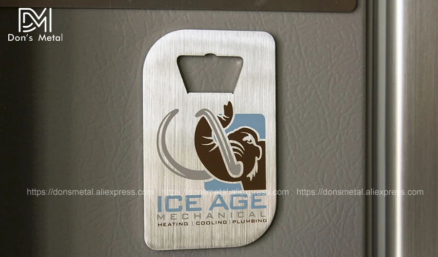 High-grade stainless steel card custom metal business card design metal bottle opener custom 
