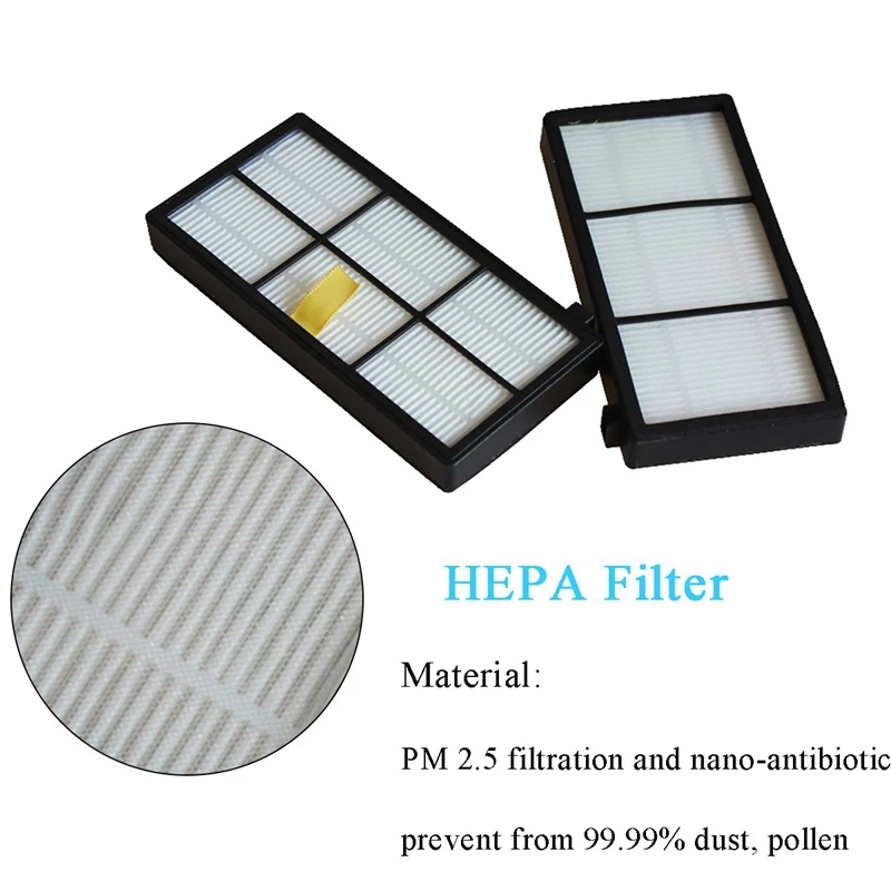 XMX-аксессуары Наборы Замена для iRobot Roomba 800 900 серии 870 880 890 960 980 пылесос боковая щетка фильтр не допускает перехлестывания шнура Fr