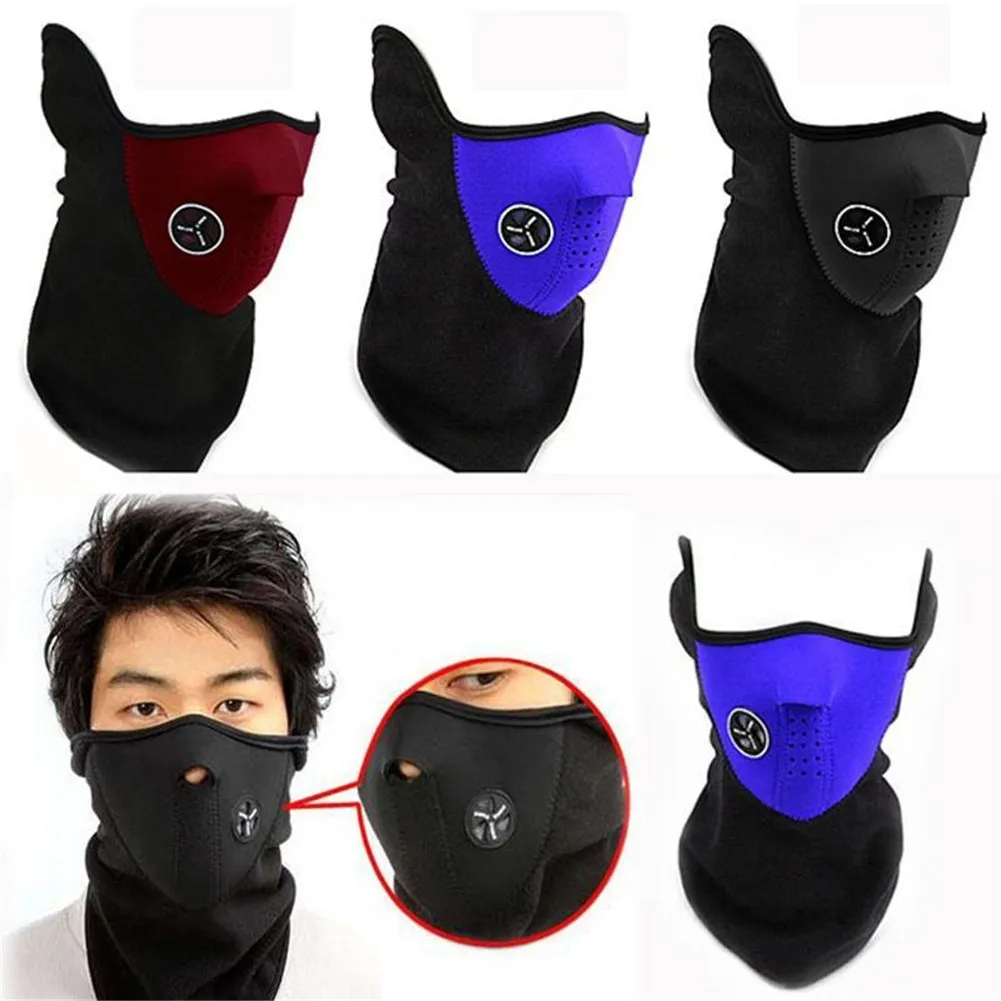 Motorcycle Half Face Mask Cover Cycling Riding Snowboard Ski Outdoor Windproof