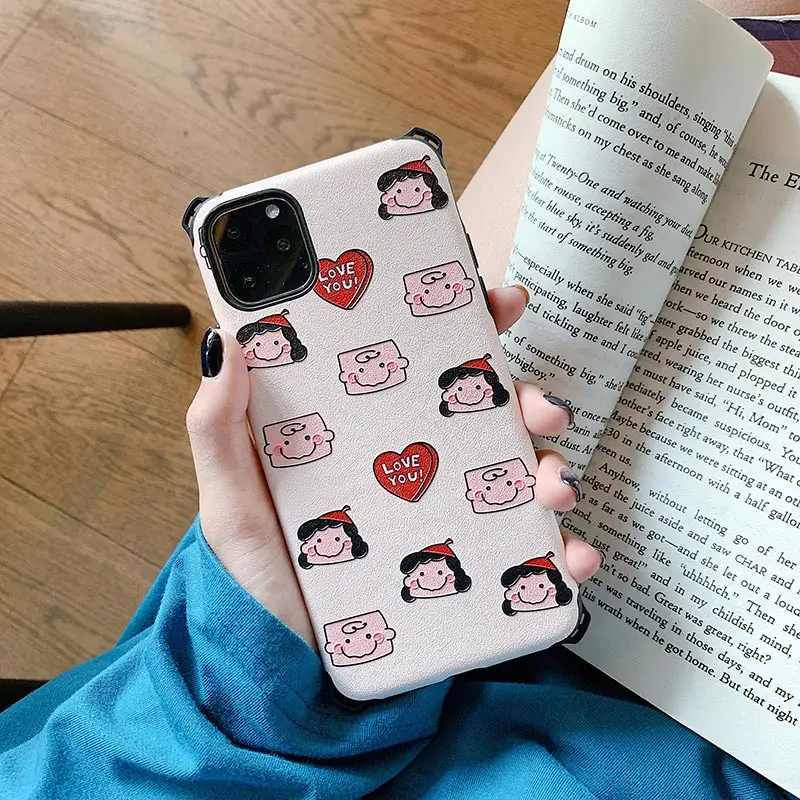 Чехол для телефона для iphone 11Pro XS Max X XR милый чехол Charlie Lucy IMD мягкий чехол для iphone 11 6 6S 7 8 Plus задний противоударный чехол - Цвет: 1