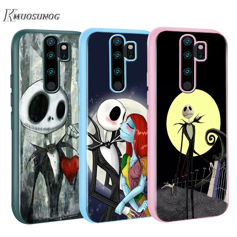 

for Xiaomi Redmi Note 8T 8 7 6 Pro Baseus Candy Color Cover Jack Skellington The Nightmare for Redmi Note 5 Pro 5A 4 4X Case
