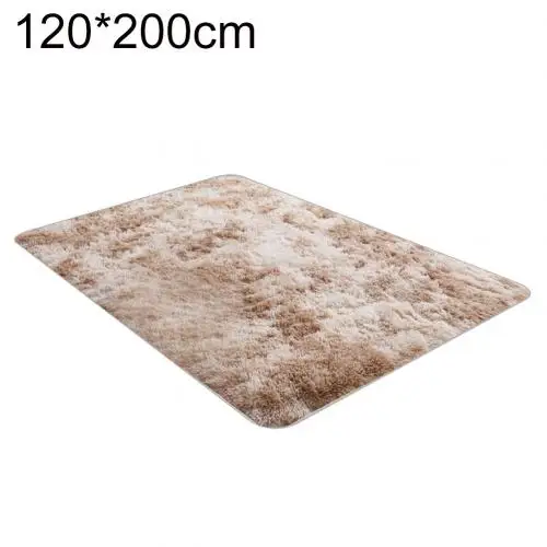 Camel 120x200cm Пестрый галстук-краситель градиентный ковер журнальный столик для гостиной коврик Сетка Красный Длинные волосы моющиеся Спальня ковер - Цвет: Camel 120x200cm