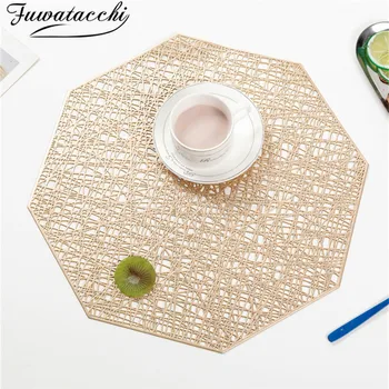 

Placemat for dining table Coasters Lotus Leaf Palm Leaf Simulation Plant PVC Cup Coffee Table Mats Kitchen Christmas Home Decor