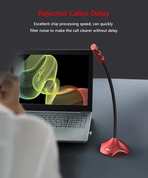 

Microphone Desktop For PC Latop Game voice network Universal Condenser Live Gaming Microphone RGB Computer Microphone