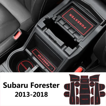 

Car Anti Slip Dacorative Cup Gate Slot Pad Door Groove Mat For Subaru Forester SJ 2013 2014 2015 2016 2017 2018