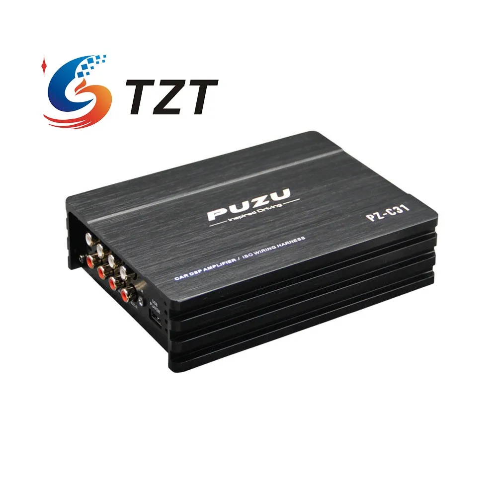 TZT PUZU ISO жгут проводов автомобильный DSP усилитель 4X150W поддержка ПК инструмент 31 EQ