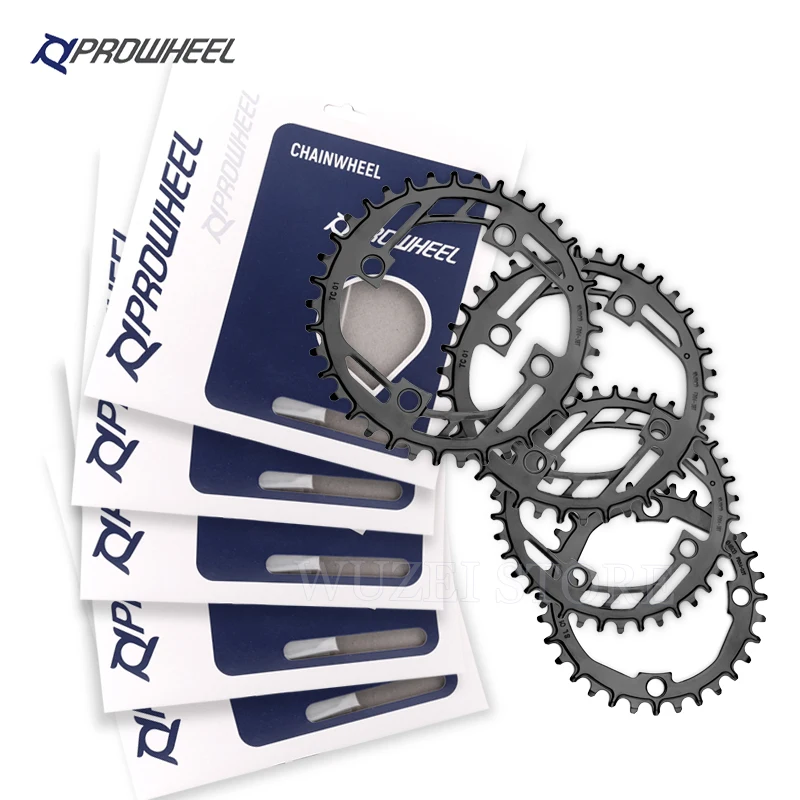 Bike Chainring 104BCD Round Narrow Wide Chainring STEEL Mountain Bicycle Chain Wheel 32T 34T 36T 38T 40T Tooth Plate MTB Bike Parts Prowheel