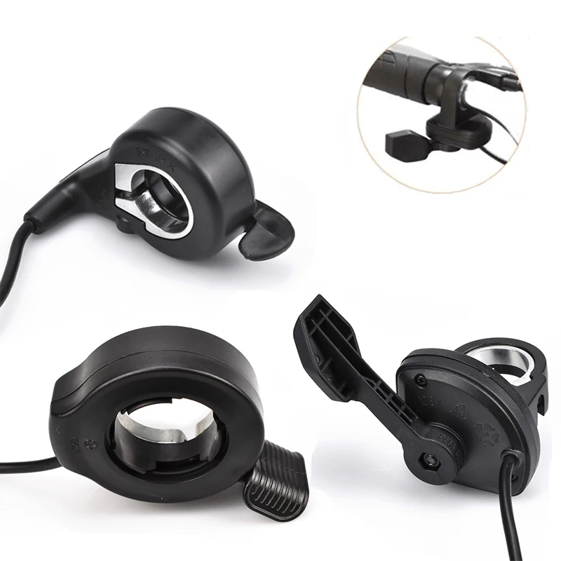 

Electric Scooter E Bicycle Thumb Throttle Lest Right Universal OutPut 0.8-4.2V Without Hnadlebar Ebike Accessories Throttle