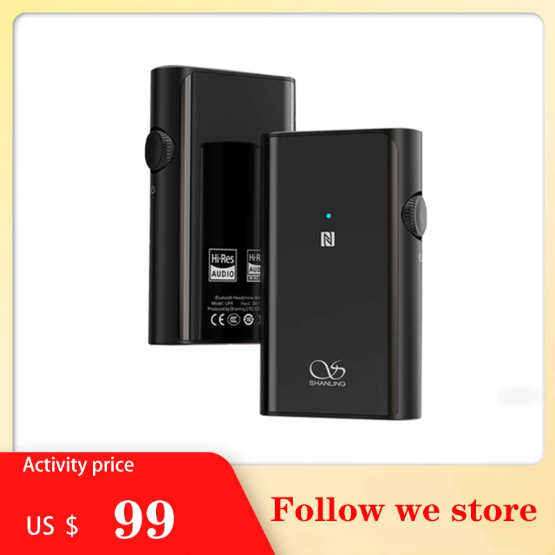 Shanling UP4 Bluetooth Amp Portable Hifi Digital Audio Decoder Integrated Machine LDAC Receiver Headphone Amplifier For Earphone