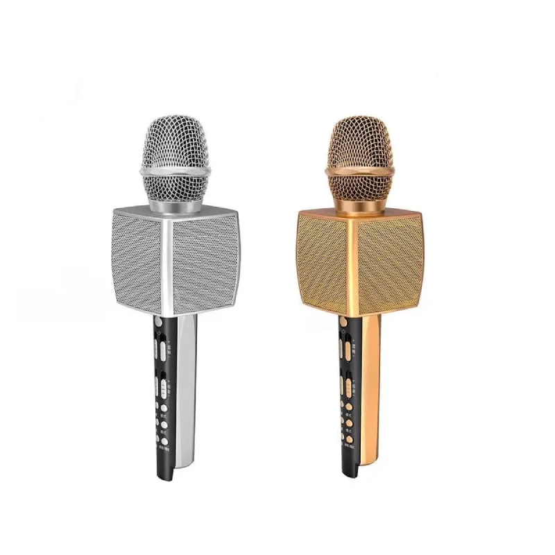 

YS-92 wireless bluetooth microphone with sound card KTV National singing with TF card USB play music Voice changing Douyin Host