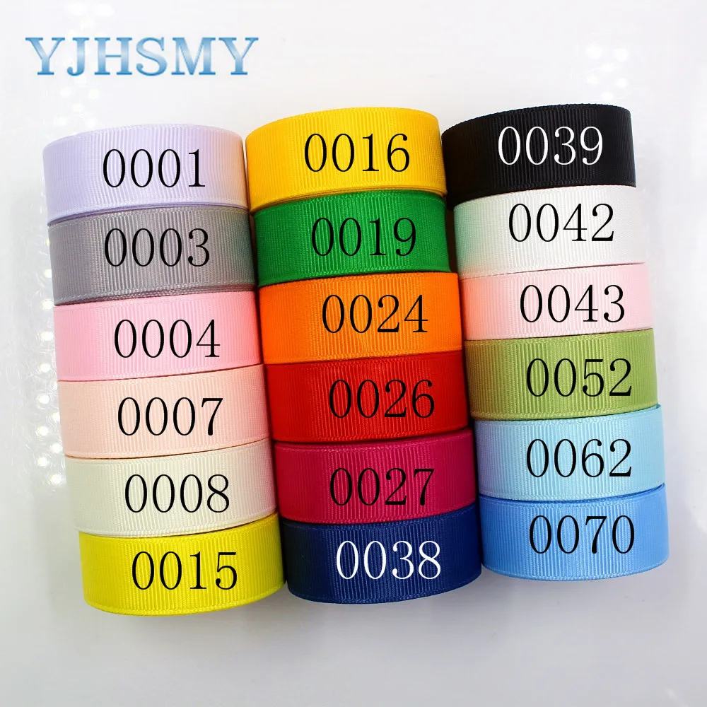 Solid Color Printed Grosgrain Ribbons J-181012-1 20MM 5Yards DIY Handmade Hairbows Garment Accessories Wedding Party Decoration | Дом и сад