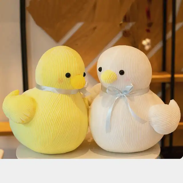 round duck plush