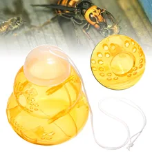 1 шт/2шт/4 шт ловушка для ОС мух насекомых подвешивающая медовая ловушка для борьбы с вредителями без яда с несколькими входными отверстиями ловушка для ловли