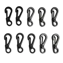 10 шт. мини скалолазание карабины Пружинные застежки бутылки Тактические выживания