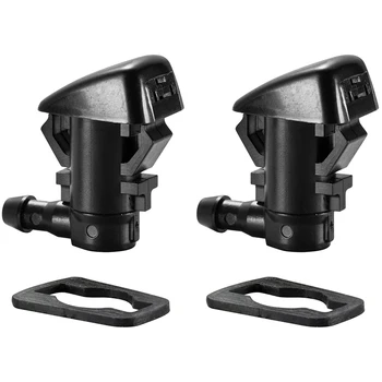 

2 Windshield Washer Nozzle Kit for Jeep Grand Cherokee,Chevy Malibu,Saturn Aura,55372143AB, 15247800, 55156427AB