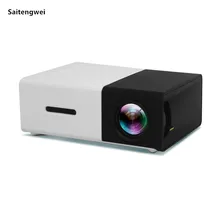 [Черно-белый] Портативный мини-проектор карманный проектор с tf-картой/HDMI/USB/AV Входная поддержка