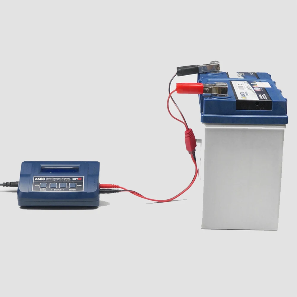  E680 80W Mini Portable Balance Charger Smart Tool Plastic Protection Battery 13.8V Cooling Fan Disc