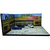 1/64 Scale Garage Tire Repair Shop Factory Warehouse House Building Model for Car Vehicle Toys Collectible Sence Decoration Show 1