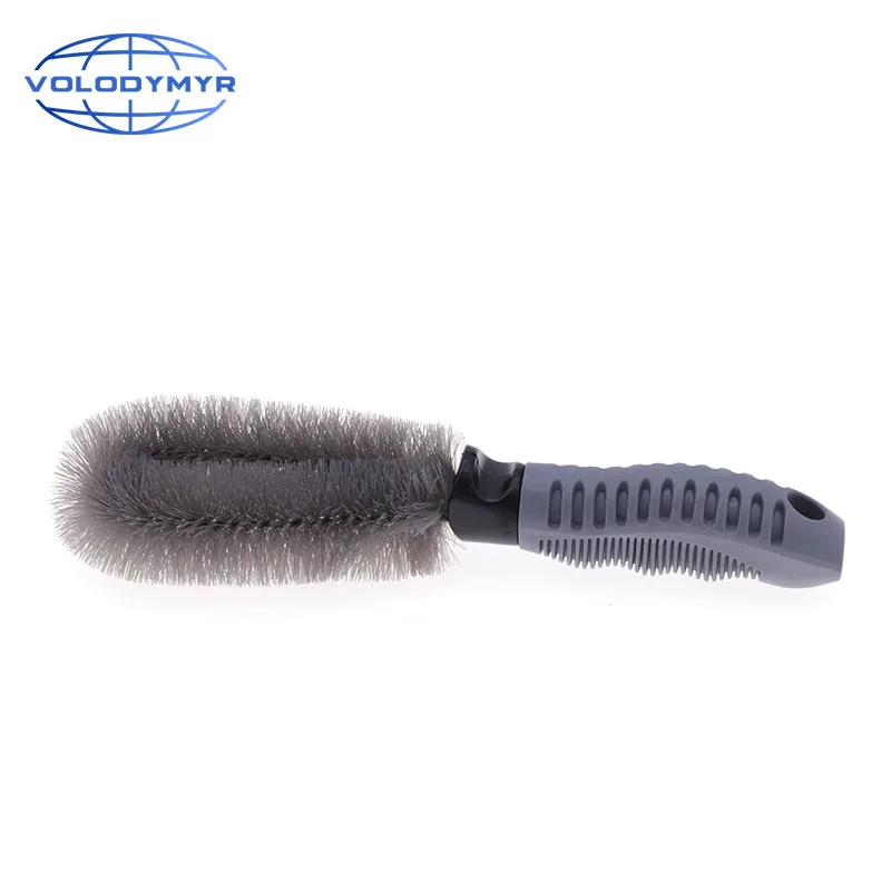 

Rim Brush Tire Cleaner with Soft Ruber Handle Super Stiff Bristles Wash Brushes Washing Tools for Car Cleaning Auto Detailing