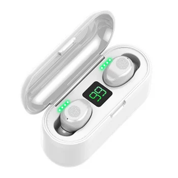 

Wireless Communication Headphone Stereo Sport Ear Phone Power Display with Charging Case DU55