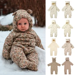 Vêtements d'hiver épais pour bébé fille, combinaison chaude pour le nouvel an, 2021 