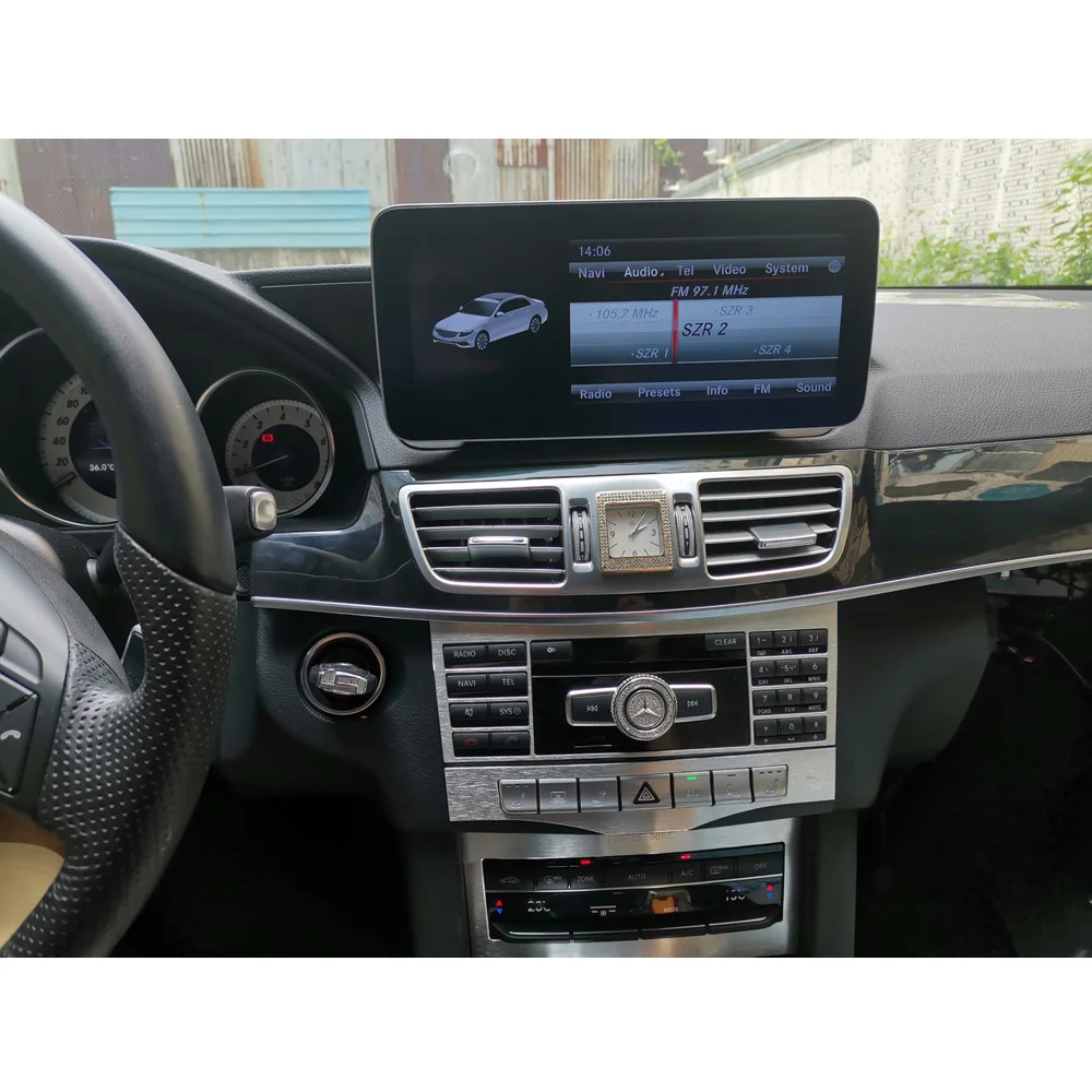 Best 4G Ram 10.25 inch Android 8.1 Display for Mercedes Benz E Class W212, with GPS Navigation Bluetooth Radio Stereo Touch Screen 2