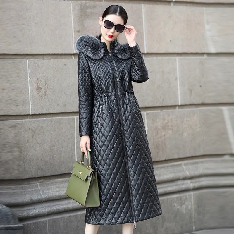 Кожаная женская куртка из овчины натуральная кожа Женская с воротником